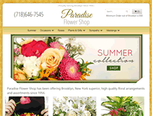 Tablet Screenshot of paradisebrooklyn.com